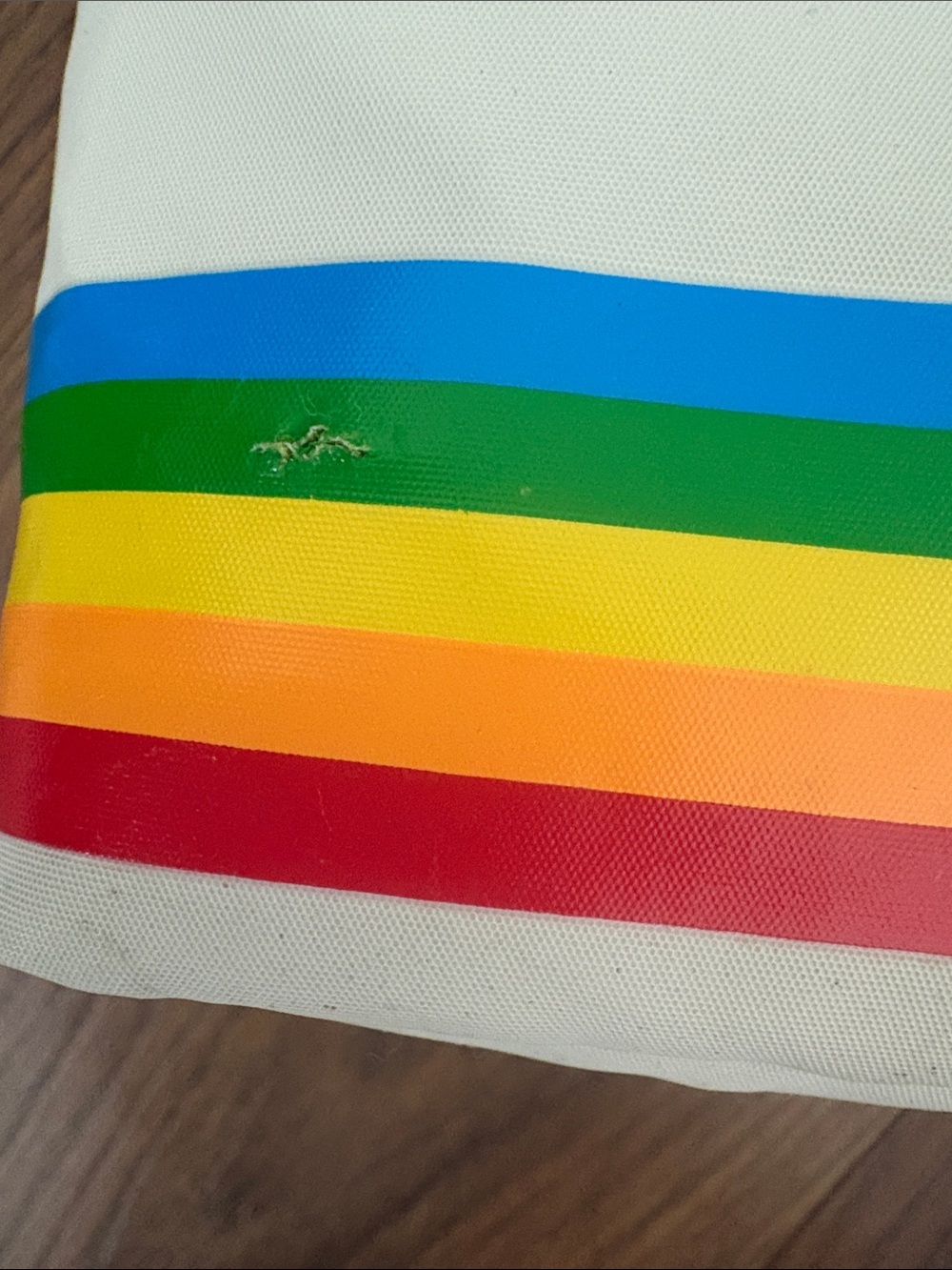 Polaroid Cream Camera Bag with Rainbow Stripe - Picture 3 of 11